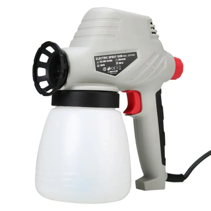 

Electric Spray Gun EU UK Plug Nozzle Sizes 800ml Household Paint Sprayer For Walls Ceilings Flow Control Airbrush Easy Spraying