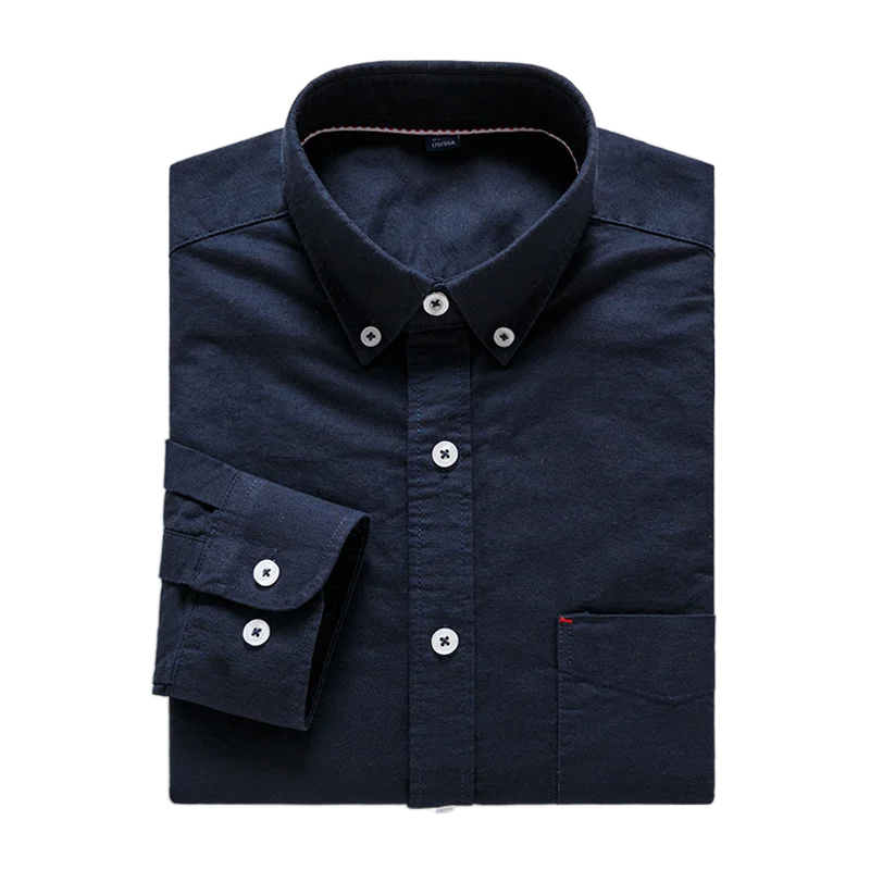 2022 New Spring and Autumn Men's Plaid Casual Business Shirt Long Sleeve Cotton Oxford Slim Shirt Multi-style Shirt