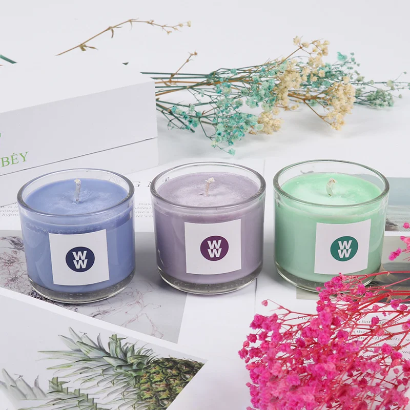 

Aromatherapy Candle 3 Pcs Set Scented Candle Handmade DIY Soy Wax Air Aroma Oil Candle Festive Arrangement Decorative Candles