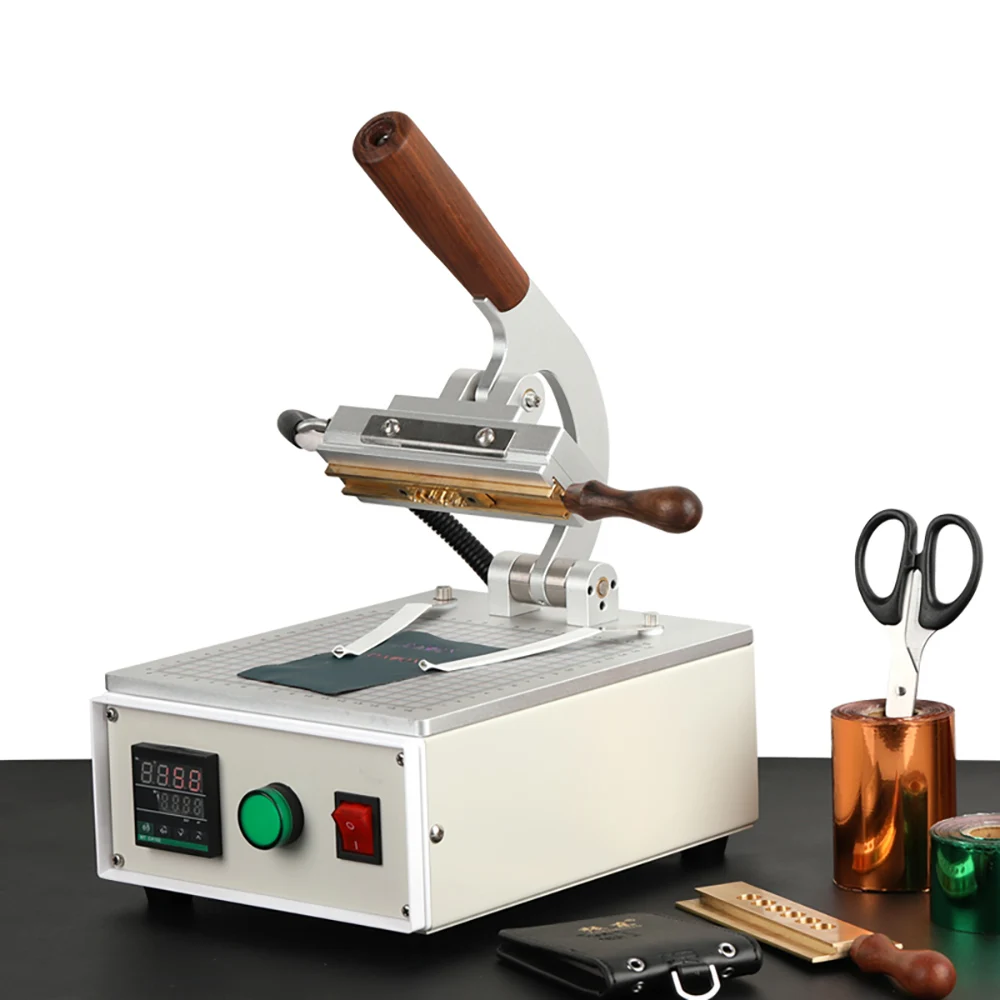 Desktop Hot Stamping Machine / Handmade Leather Logo Movable Type Copper Mold / Trademark Leather Branding
