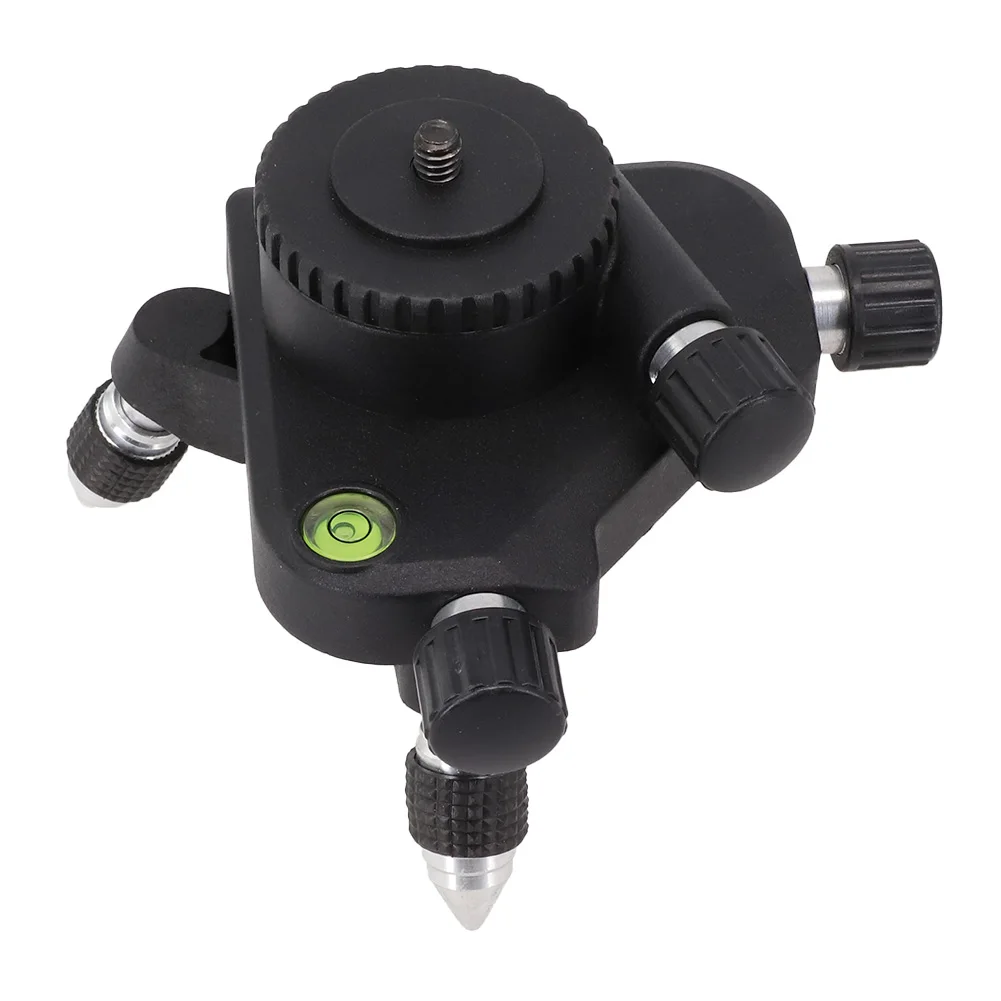 

360 Degree Level Adapter Meter Bracket Laser Level Adjustable Rotation Metal Tripod Bracke 12 Lines Self Leveling Line Holder T