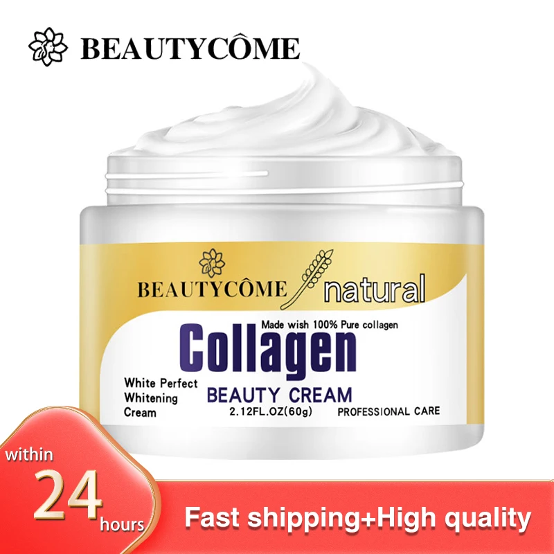 BEAUTYCOME Collagen Face Cream Anti Wrinkle Anti Aging Dark Spot Remover For Face Serum Whitening Cream Face Creams Skin Care