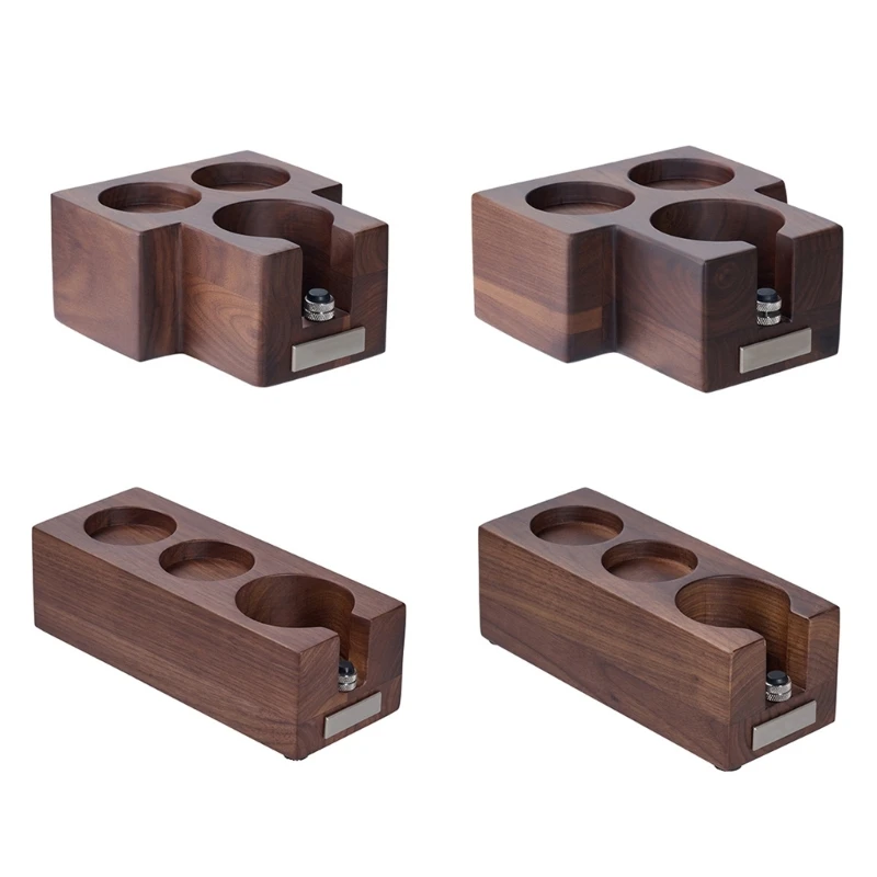 

Espresso Machine Accessory Wood Tamper Mats Station for Baristas Restaurant