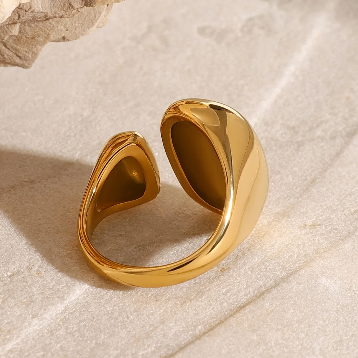 Минималистское кольцо XINYI из нержавеющей стали 316L