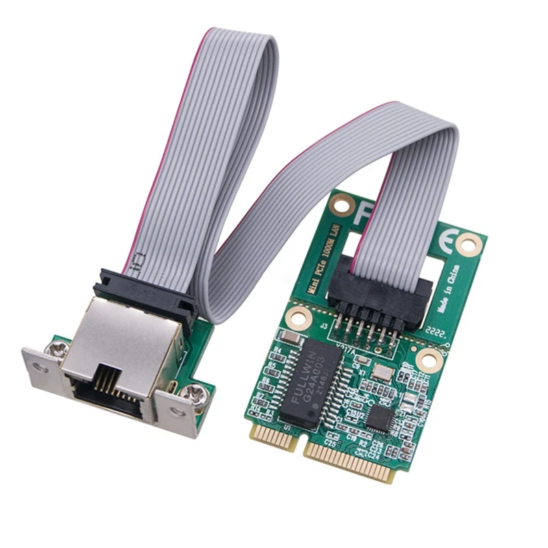 

Mini PCI-E Card 1000Mbps Gigabit Ethernet NIC Adapter RTL8111F Lan Cards