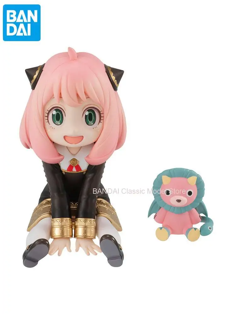 Фото BANDAI в наличии, оригинальный Mega House G.e.m Spy X Family Anya Forger, фигурка аниме, натуральная коллекционная модель в штучной упаковке, куклы, игрушка в подарок №4