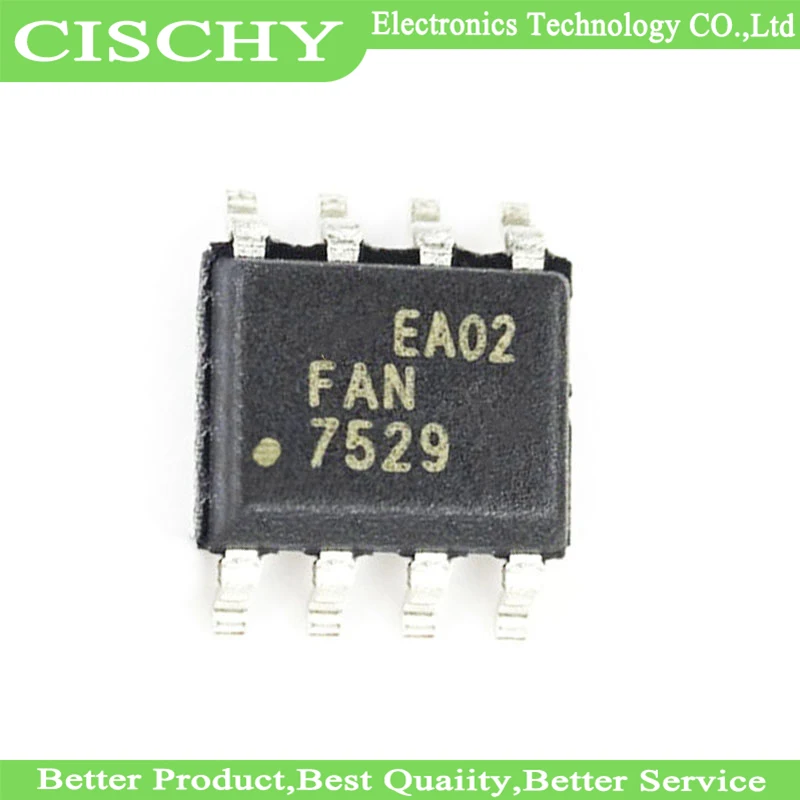 

5 шт./лот FAN7529MX FAN7529 лапками углублением SOP-8 в наличии