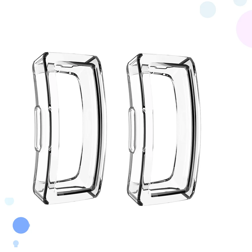 

Watch Case Protector Smartwatch Shell Cover Screen Frame Tpu Bumper Shockproof Hollow Anti Scratch Bracelet Band Soft Silicone