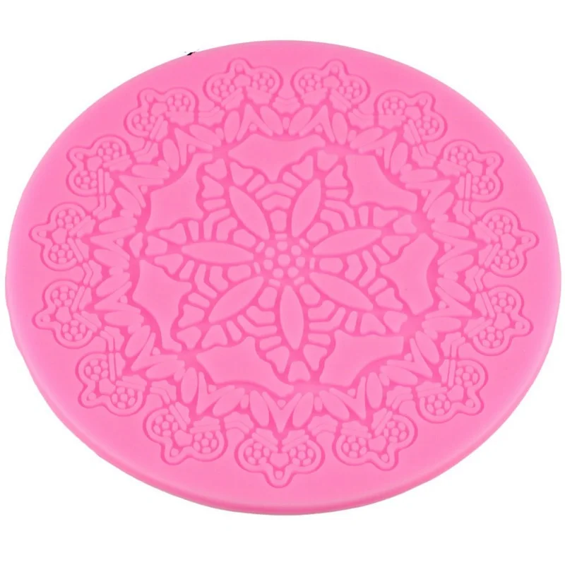 1 шт. круглый силиконовый коврик в виде короны для торта кухонная силиконовая