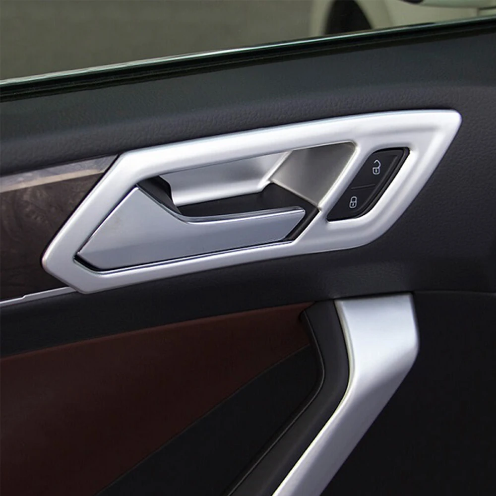 

For Touran 2016 2017 2018 2019 ABS Matte Car inner door Bowl protector frame Cover Trim accessories car styling 4pcs