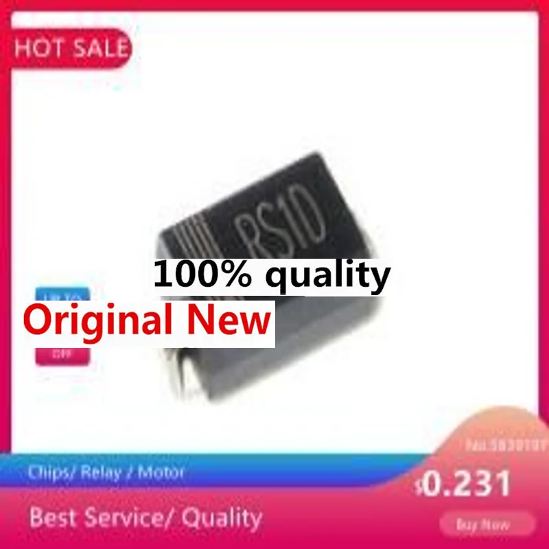 

Диод Быстрого Восстановления SMD RS1G SMA RS1D FR102 1A 200V IC чипсет оригинал
