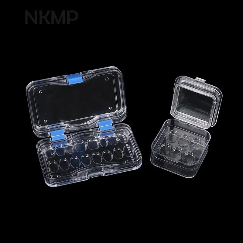 

Dental Tooth Box With Film Denture Veneers Box With Membrane Denture Storage Box With Hole Teeth Case Dentistry Lab Material