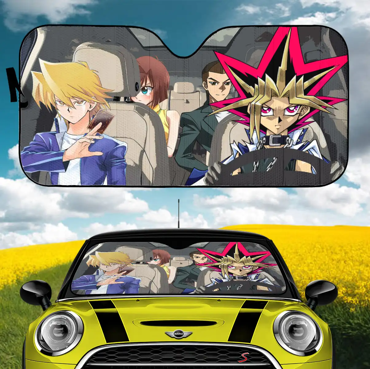 

Yugi Joey Tristan Tea Yu Gi Oh Car Auto Sunshades