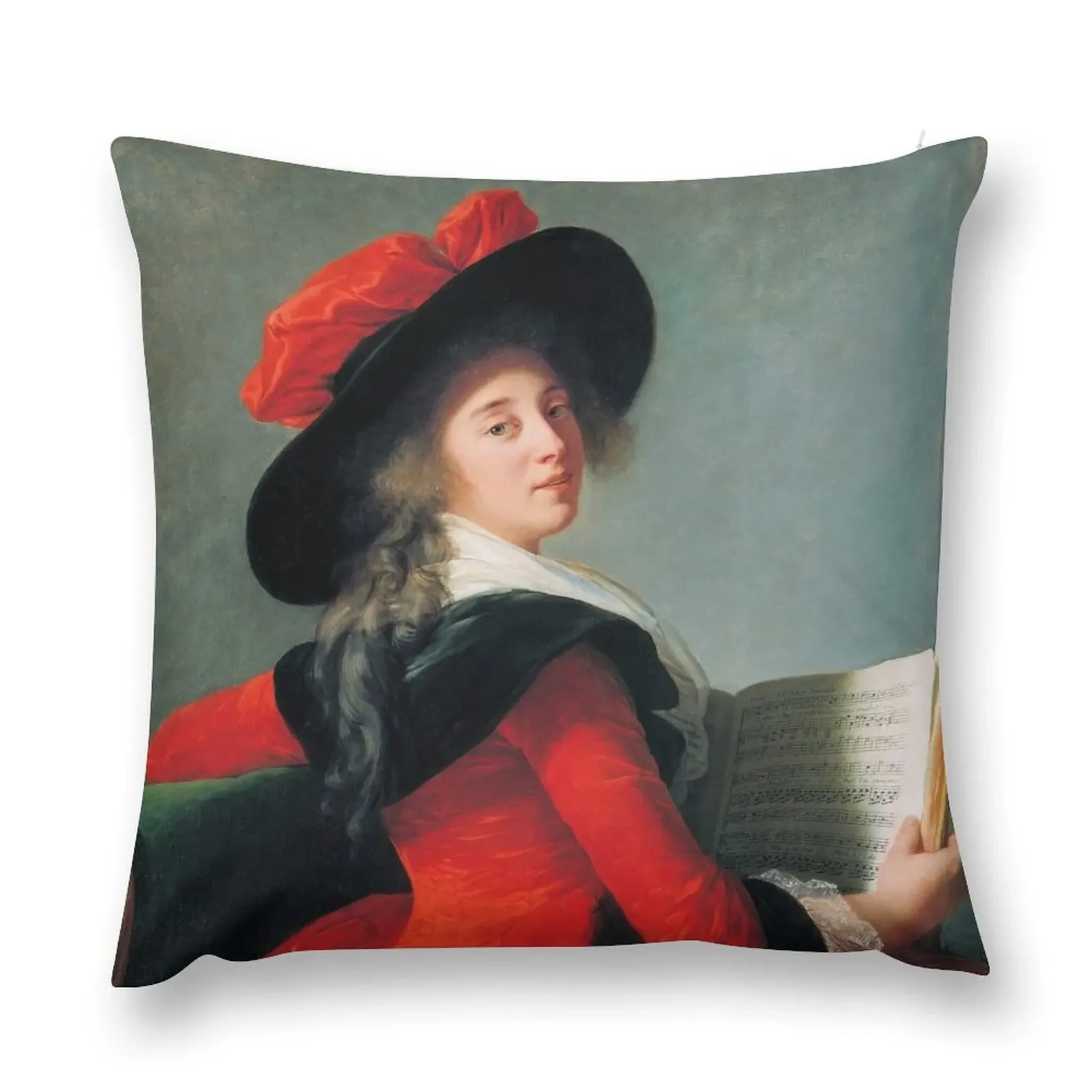 Baroness de Crussol (1785) - Elisabeth Vigée Le Brun Декоративная подушка с вышивкой Чехлы для подушек в