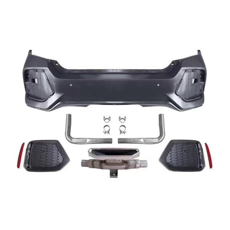Комплект переднего и заднего бампера для honda civic 10 2016-2020