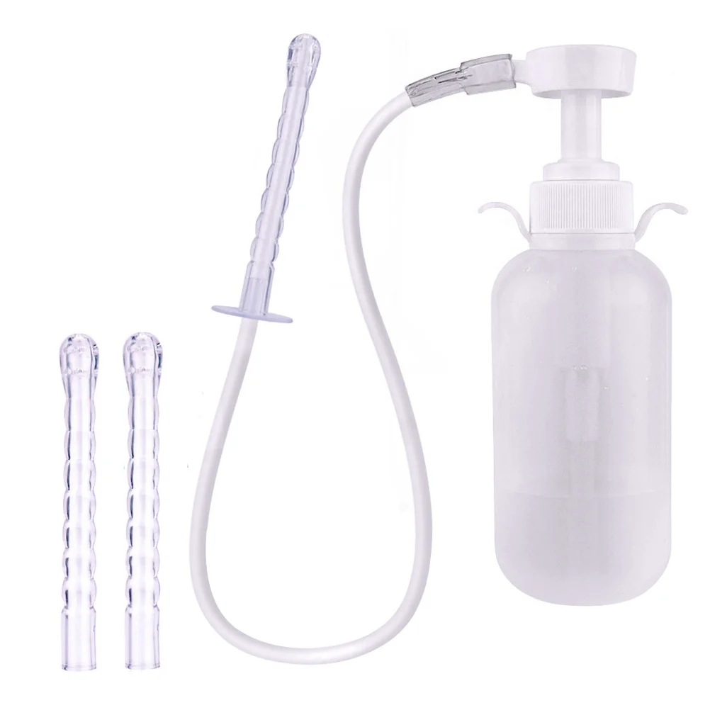 

Douche Cleaner Cleansing Bottle Cleaning Enema Bidet Irrigator Women Manual System Tool Female Kit Vaginial Syringe Washer