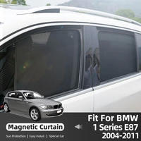 for bmw 1series e87 2004 2011 car curtain magnetic mesh car side window sun shade uv protect windshield sunshade cover