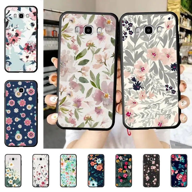 

Floral Phone Case for Samsung J 2 3 4 5 6 7 8 prime plus 2018 2017 2016 core