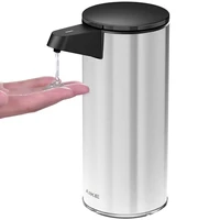 aike smart soap dispenser 280ml durable automatic liquid soap dispenser for kitchen chargable soap dispense for hands washing