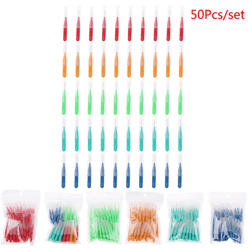 8/10/50pcs Зубная нить гигиена полости рта зубная мягкая Пластик для ухода за