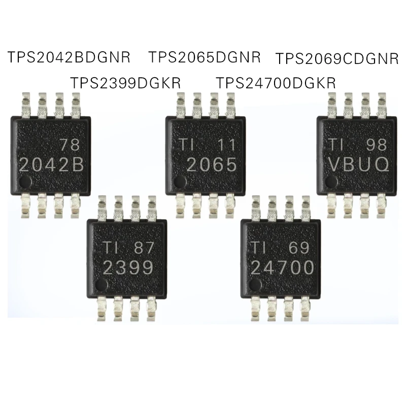 

TPS2042B/ TPS2065/TPS2069CDGNR TPS24700/TPS2399DGKR, 1 шт.