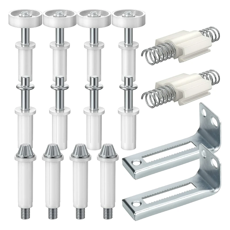 

Folding Door Hardware Repair Replacement Bi-Fold Stainless Steel Material Top Pivots l Hinges