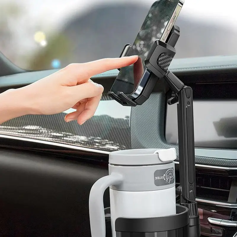 

2 In 1 Cup Phone Holder For Car Mounts Holders Beverage Ashtray Cup Holder Phone Mount For Car Multifunctional Dual Auto Holder