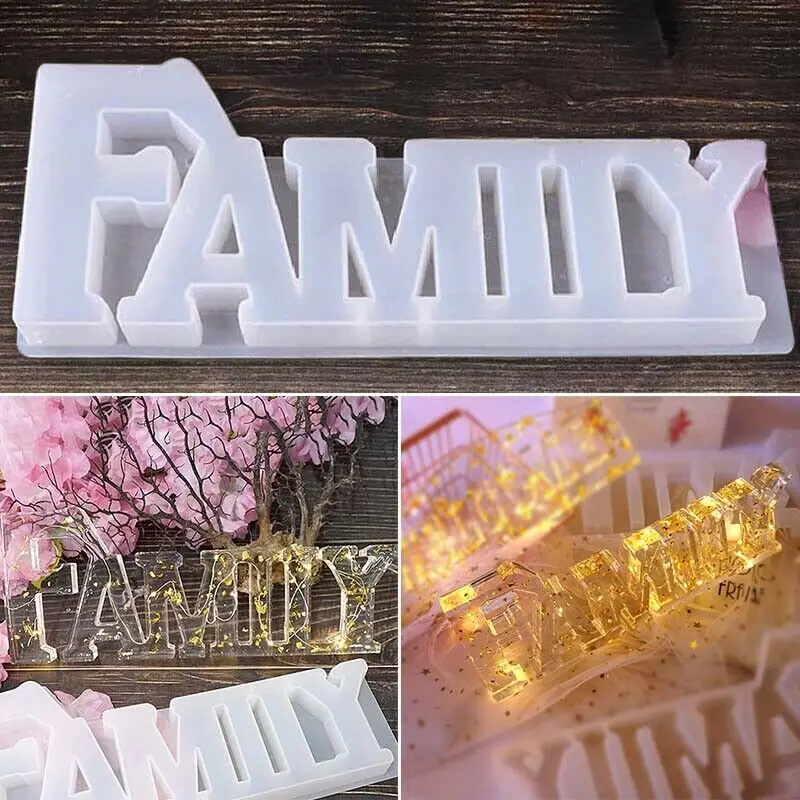 DIY знак световой короб силиконовая форма мебель орнамент эпоксидная смола