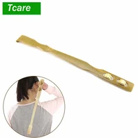 tcare 45cm bamboo wooden massager corded itch therapeutic relaxer massager mat back scratcher massage rollers ma massager mount