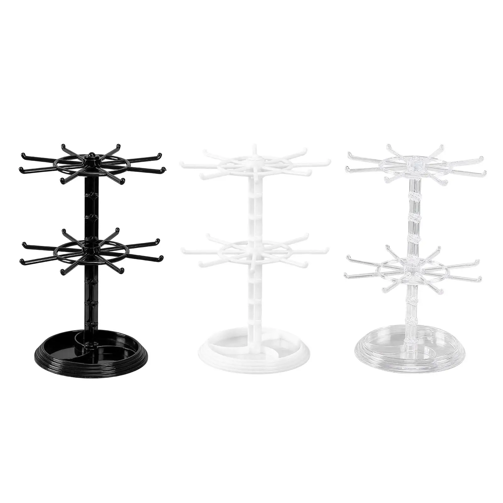 

Jewelry Tree Organizer Necklace Rotating Durable for Bangle Showcase