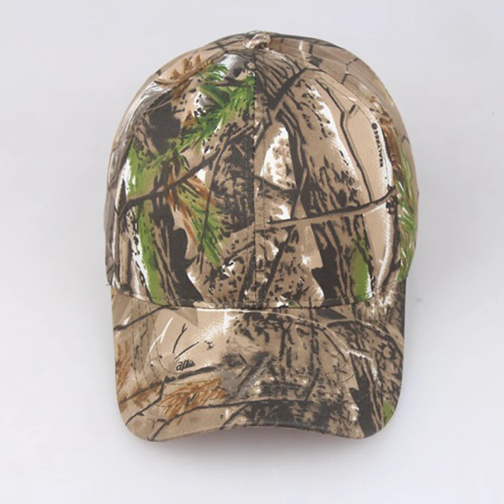 

Summer Jungle Outdoor Sun Block Baseball Cap Female/Male Peaked Camouflage Hunting