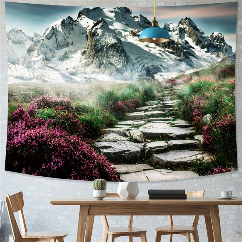 

Домашний декор, простыни для кровати, настенная ткань, гобелен для леса, дерева, пляжа, настенный коврик для пляжа и пикника, тент для кемпинг...