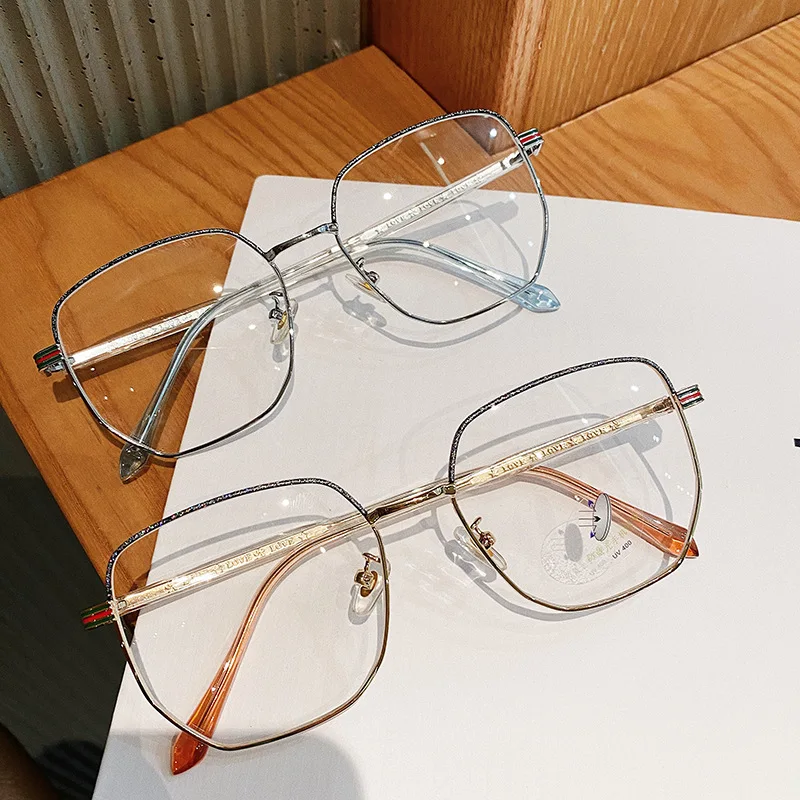 

Anti Blue Light UV400 OversizedGlasses Frame Eyeglasses Frames Women Computer Protection Eyewear Optical Spectacles Myopia Frame