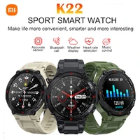new xiaomi smart watch men k22 bluetooth call music play diy dial smart watch men for android ios pk t rex 30
