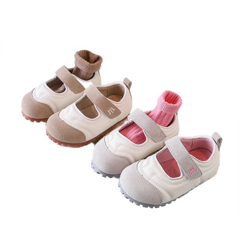 

Детские кроссовки с круглым носком, модные повседневные лоферы, легкая Нескользящая мягкая подошва, спортивный стиль, для мальчиков и девочек, лето