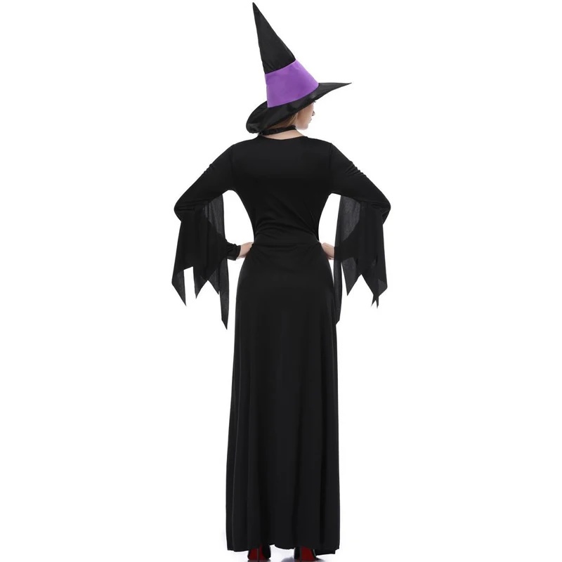 Новинка Женский карнавальный костюм Хэллоуин злого ведьмы многоцветный