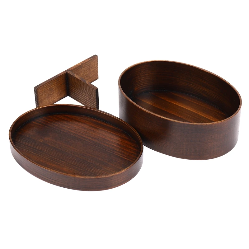 ПРОМО-АКЦИЯ! Деревянные контейнеры для еды для ланчей японского стиля Bento Lunchbox для детей, школьной посуды, миски, коробки для путешествий Orga.