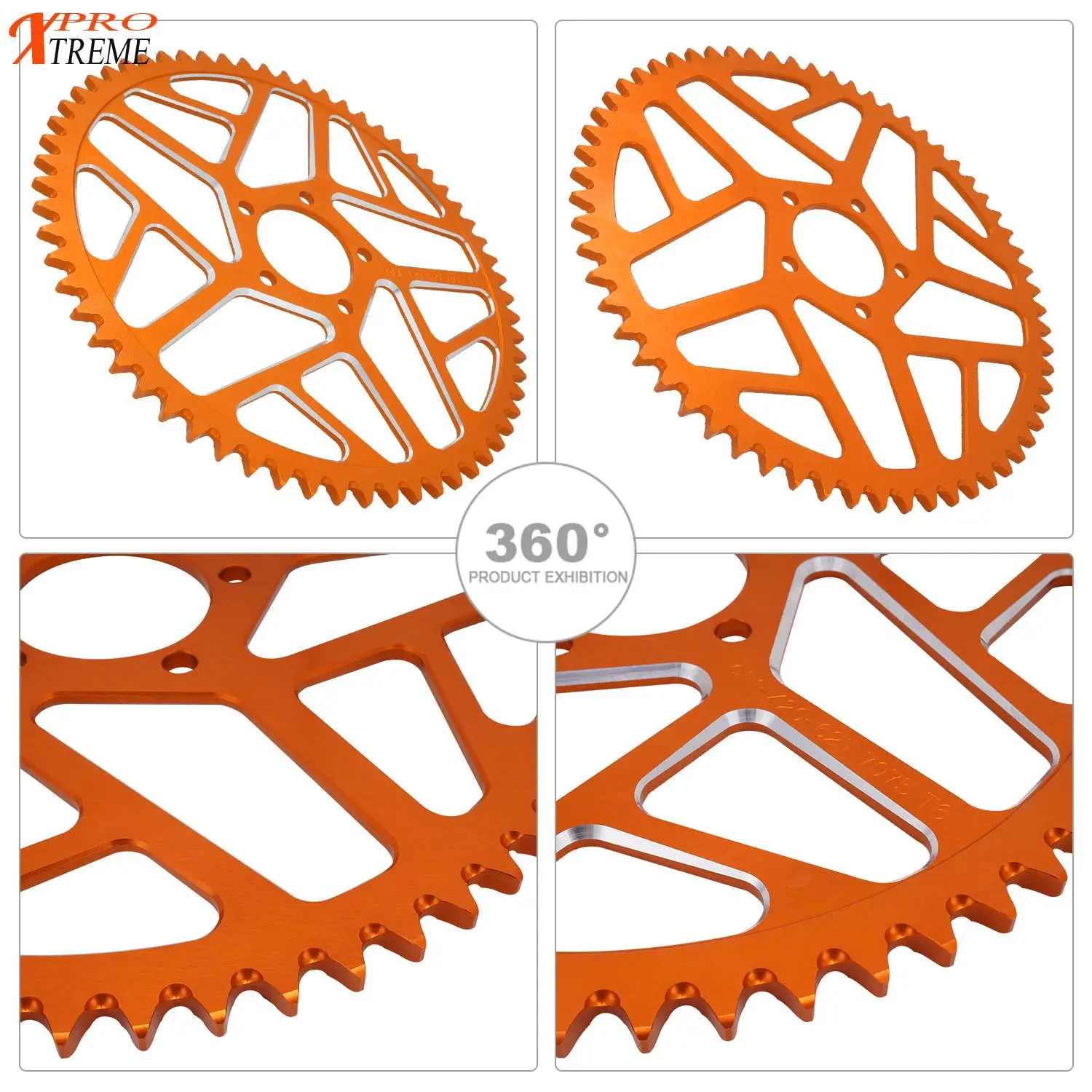 Новинка 7075 алюминиевая звездочка цепи 58T 62T для Sur-Ron светильник bee S X Segway X160 X260 Talaria