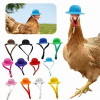 chicken hat for hens tiny pets funny chicken accessories hen top hat for rooster duck parrot hamster poultry stylish show costum