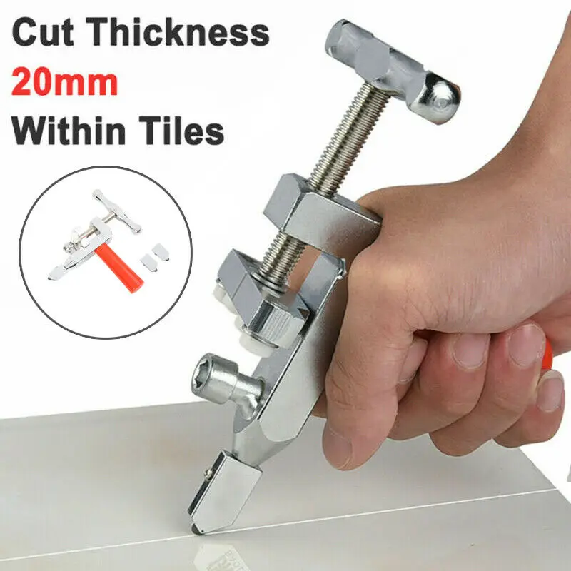 

Samger 2 in 1 Glass Ceramic Tile Cutter with Knife Wheel Diamond Roller Glass Cutter Cutting Machine Opener Breaker Tools