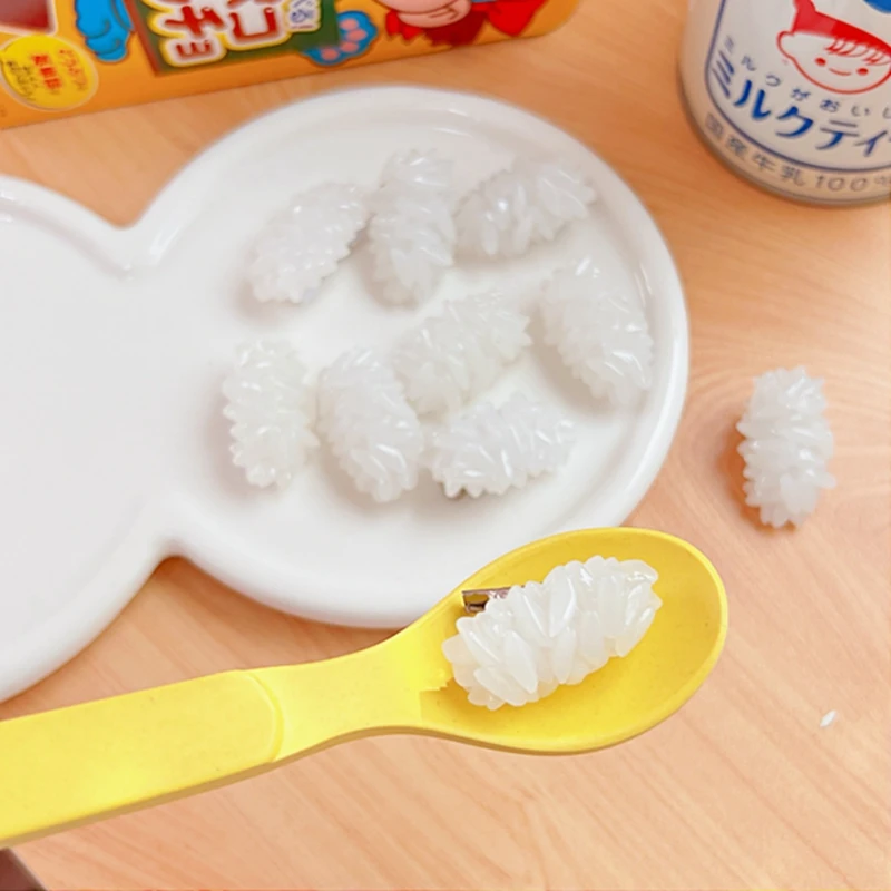 

Creative 3D Simulation Rice Sushi Girl Hairpins Children Sweet Hair Clip Barrettes Breastpin Brooch Kid Fashion Hair Accessories