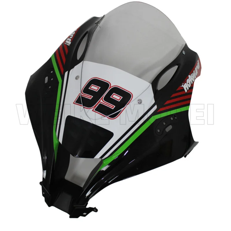 

For Kawasaki Ninja ZX10R ZX1000 ZX10RR 2016 2017 2018 2019 Front Upper Fairing Headlight Cowl Nose Panlel