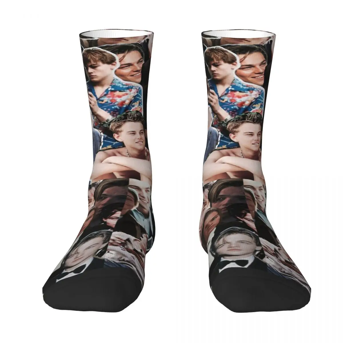 Leonardo Dicaprio Collage Adult Socks,Unisex socks,men Socks women Socks