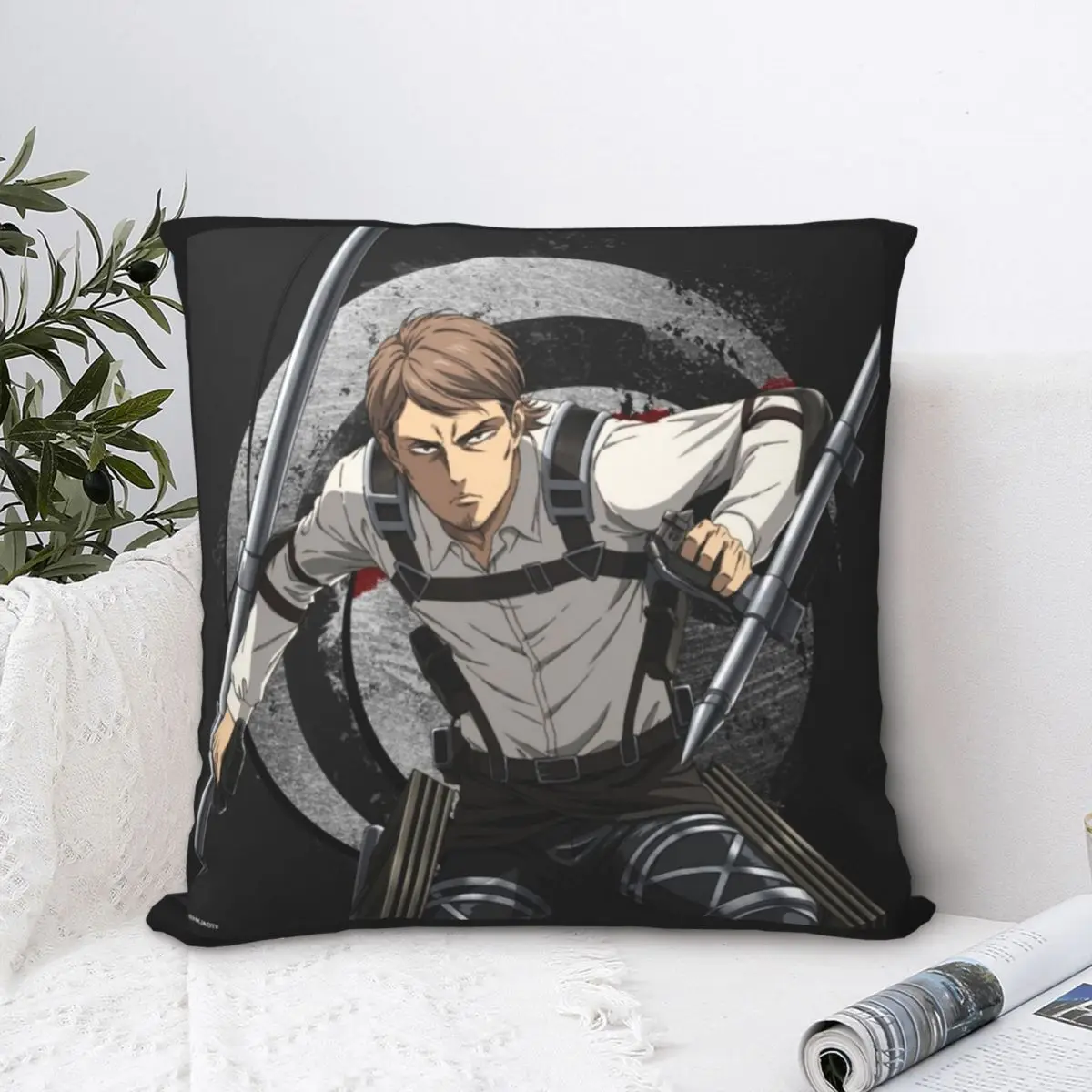

Mappa - Jean Kirstein Square Pillowcase Cushion Cover Decorative Pillow Case Polyester Throw Pillow cover for Home Bedroom Car