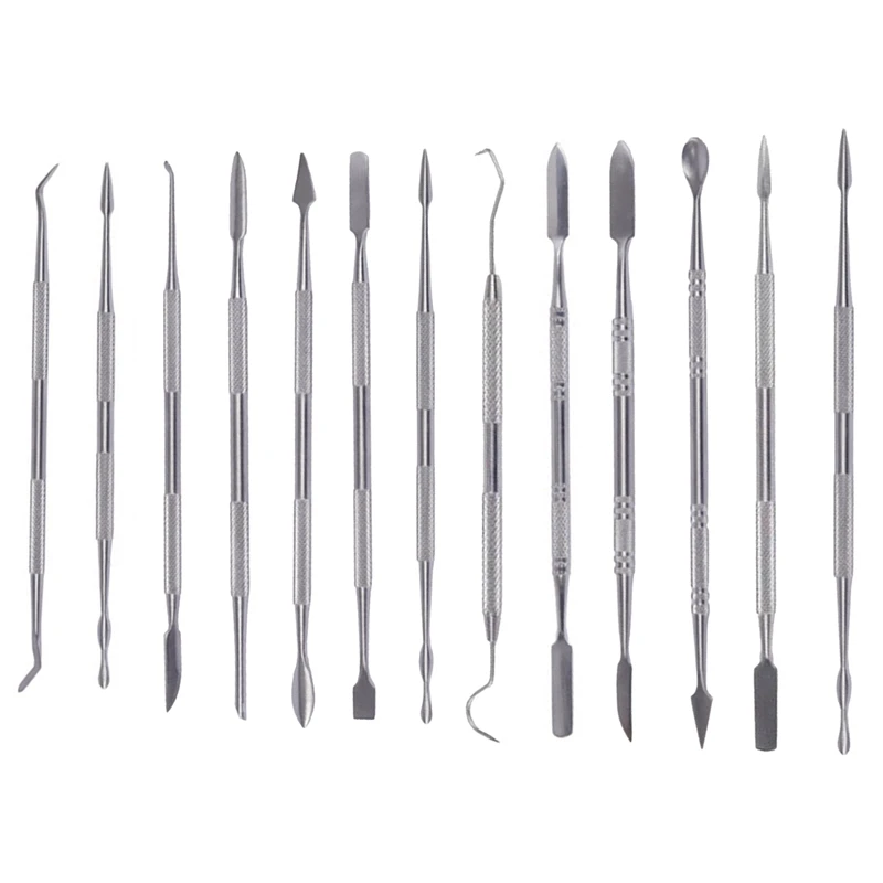 

12PCS Double Head Carving Knife Shape Carving Wax Carving Knife Clay Sculpture Tools Clay DIY Tools