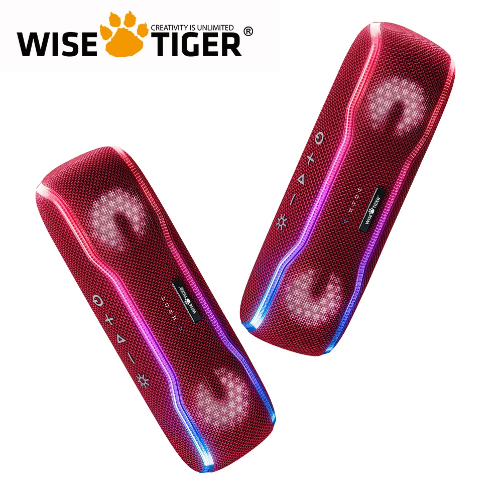 Беспроводная Bluetooth-Колонка WISETIGER, IPX7, водонепроницаемая