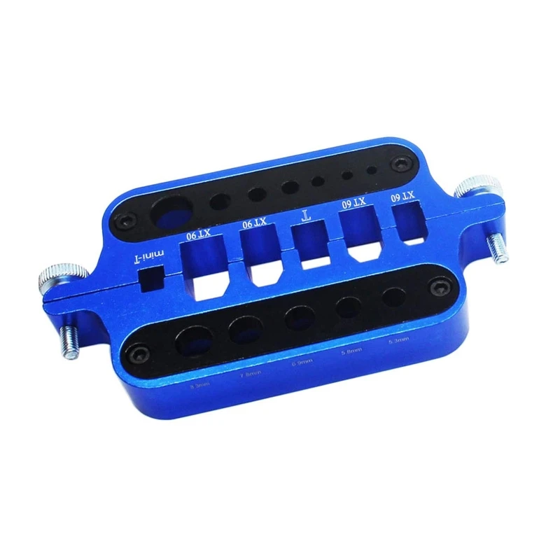 

Insulate Station Jig RC Tools Aluminum Welding Soldering for XT60 XT90 Deans Banana Plug Connector XT90/XT60/TX/Mini- T