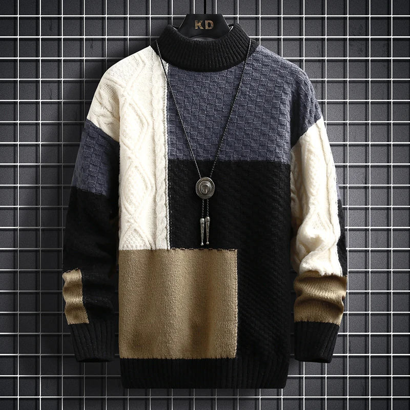 Winter Spring Man Sweater Men Pullover Sweaters Christmas Ski Knitted Pullovers Casual Sweaters Male Knitwear Hip Pop Pull