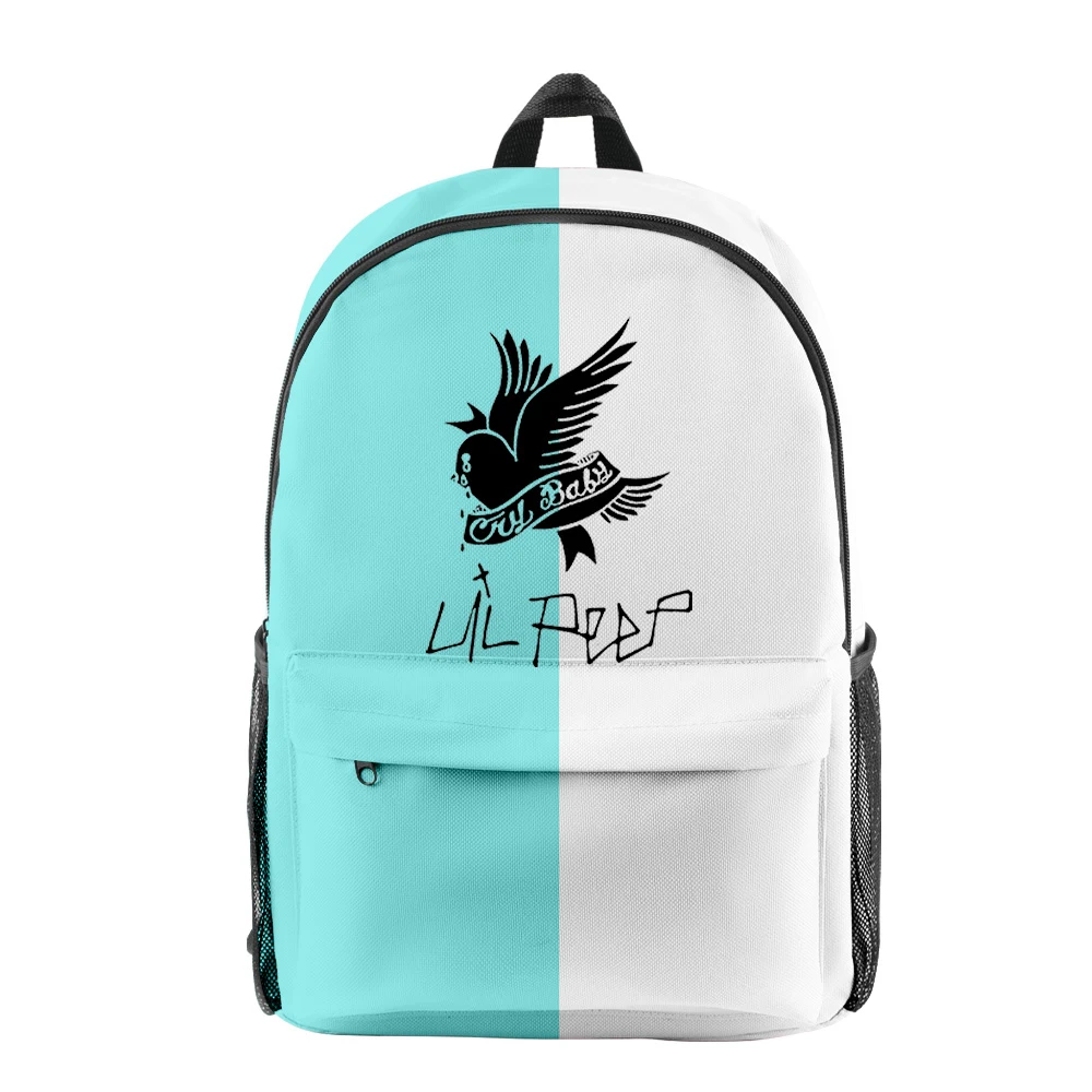 

Harajuku Kawaii lil peep 3D Printed Student School Bags Youthful Notebook Backpacks Oxford Waterproof Boys/Girls Travel Bags