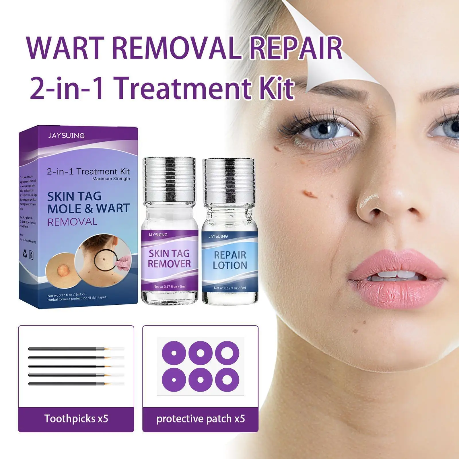 

Dark Spot Remover Mole Remover Freckle Removal Skin Products Effective Cream Serum Care Remover Tag Repair Painless Face Se R4i8